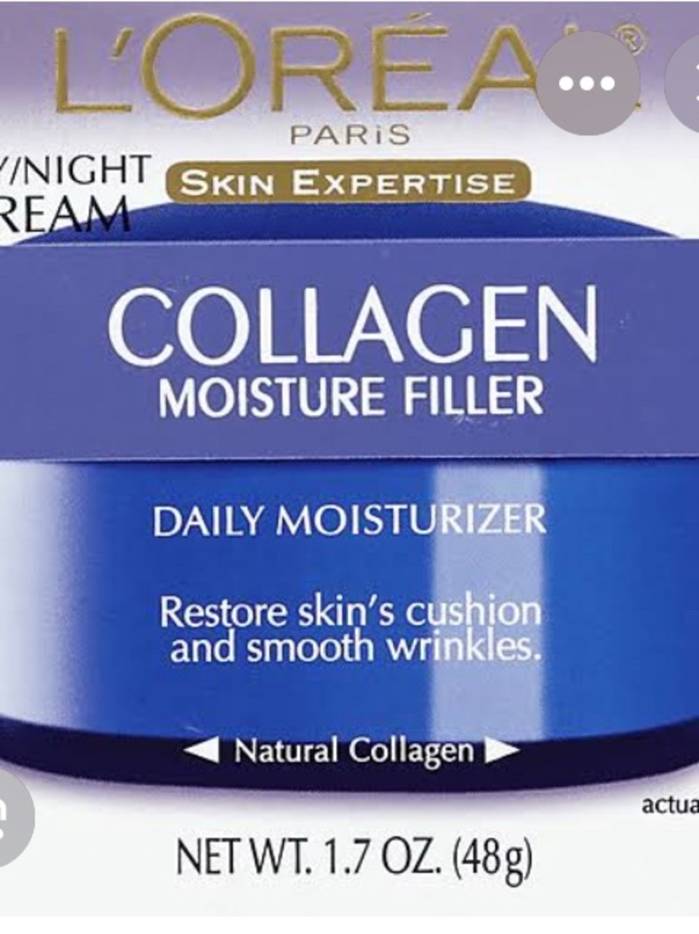 L’Oreal Paris Collagen Moisturizer Filler Facial Cream